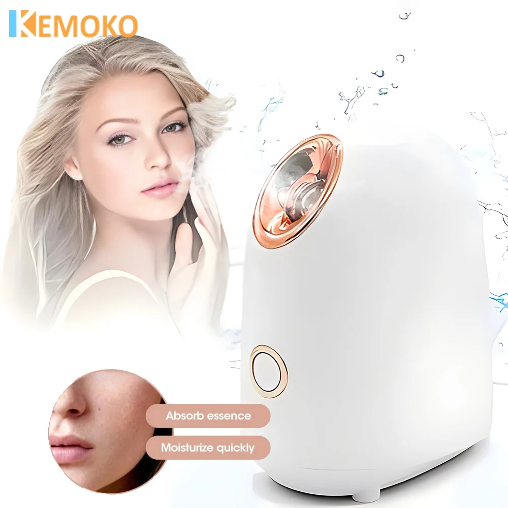 

SPA Nano Ionic Hot Mist Face Steamer Home Sauna Face Humidifier Atomizer Facial Steamer for Women Men Moisturizing Unclogs Pores