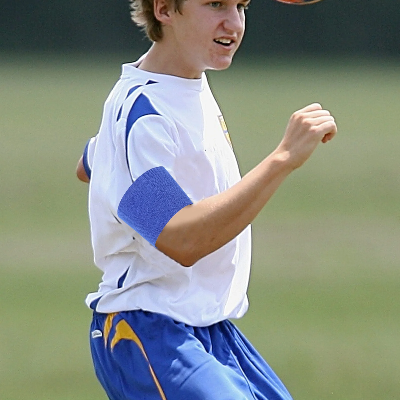 Fußball-Kapitänsarmband, helle Farbe, rutschfestes Design, Sportmannschaftsführer-Band für Fußball, Basketball, Fußball, Fußball-Armschild