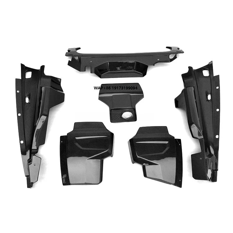 Kit de Acessórios para Carro OEM em Fibra de Carbono Seco para Cobertura do Compartimento do Motor, Kits de Interior para R8 V10 2023