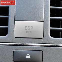 Center Console ESP OFF Button Sequin Decoration Disc Decal Trim For Mercedes Benz X204 W204 GLK C Class Car Styling Interior