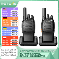 Retevis H777 2pcs Walkie Talkie Clear Sound Quality Portable Walkie Talkies Long Range Type-C Two Way Radio for Cycling Camping
