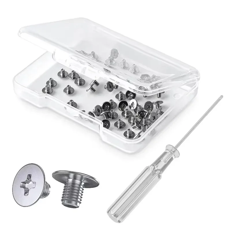 50PCS M.2 SSD Screw Kit with Screwdriver SSD Screws for PC Laptop Repair Phillips Flat Head Stainless Steel