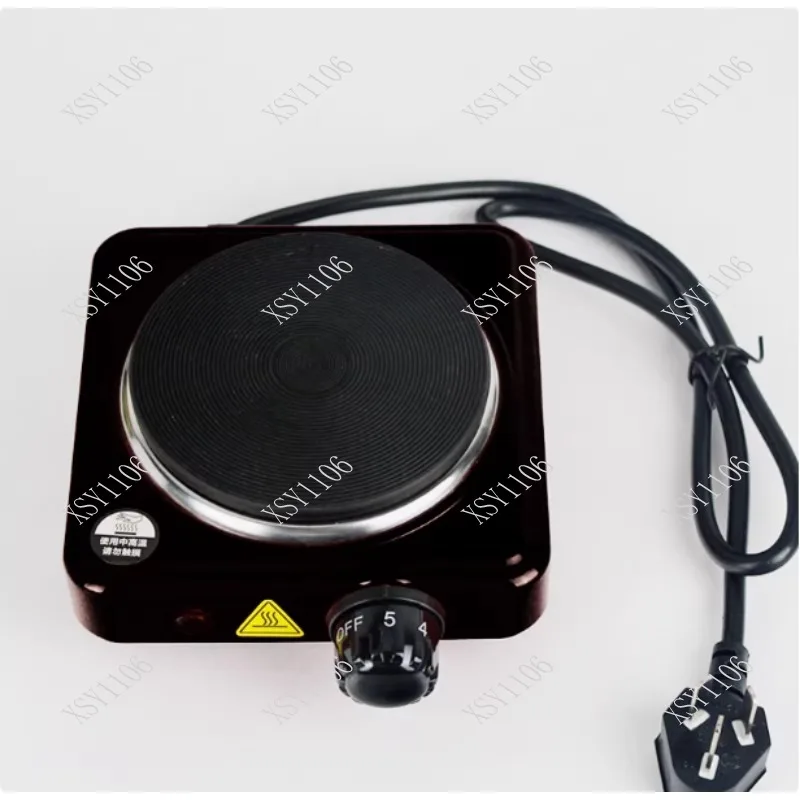 110V Electric Hot Plate Mini stove Coffee Heater Milk Tea Mocha Heating Stove Cooking Pot Oven Small Furnace Cook US plug view 3