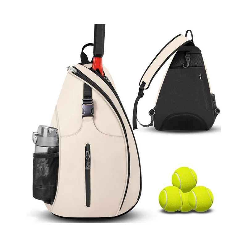 New Badminton Bag Outdoor Sports Training Shoulder Tennis Bag PickleBall Backpack Crossbody Bag Fitness Bag