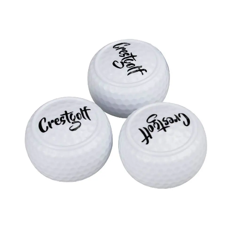 Flat Shaped Golf Ball Putting Lightweight Golf Training Ball Putting Practice Golf Flat Ball Double Layered Long Distance Ball