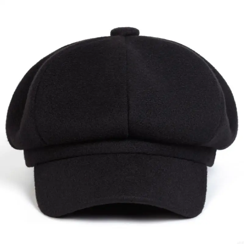 Soft Warm Winter Painters Cap With Color Cotton Newsboys Cabbie Hat For Women Casual Outfit Everyday Essential