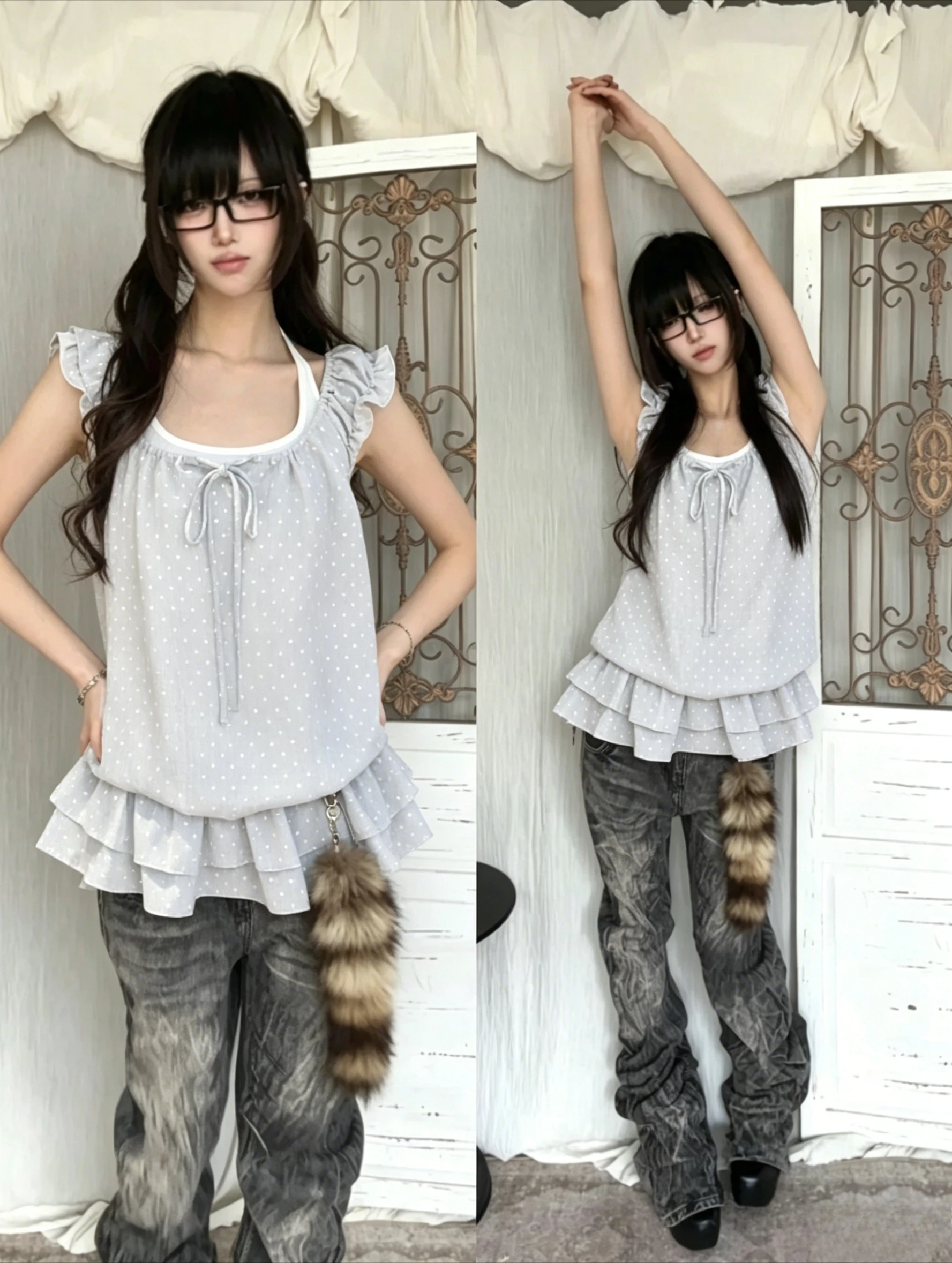 Japanese Y2k Crop Tops Summer Sleeveless T-shirts Women Korean Fashion O-neck Loose Vest Tees 2026 Elegant Camis Casual Tanks