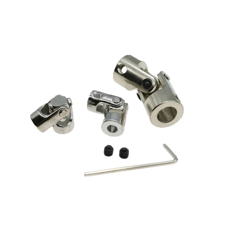 1PCS 2.3/3/3.17/4/5/6/6.35/8mm Metal Universal Joint Coupling Boat Car Model Shaft Coupler Motor Connector