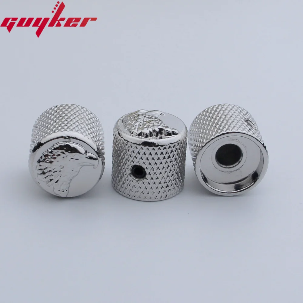 Guyker Potentiometer Knob Eagle Head Surface Inner Diameter 6MM For Electric Guitar or Bass Accessories