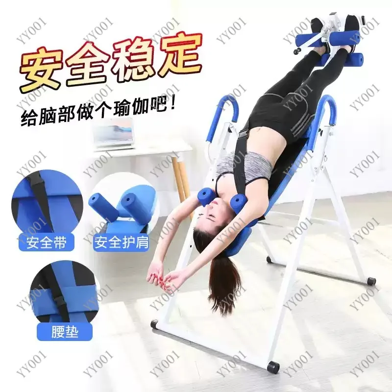 Heavy Duty Inversion Table Back Stretcher with Headrest for Spine Relax