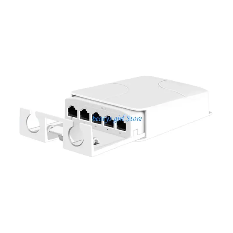 

C7AB Waterproof Enclosure for 4 Port Splitter Outdoor Computer Connectivity Construction Easy Installation