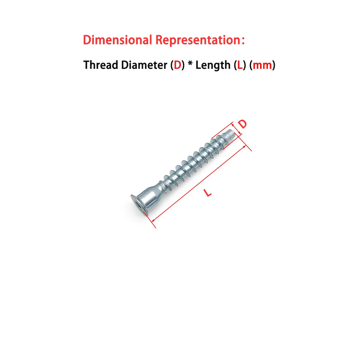 Carbon steel galvanized hexagonal cabinet furniture self tapping screws M5-M7