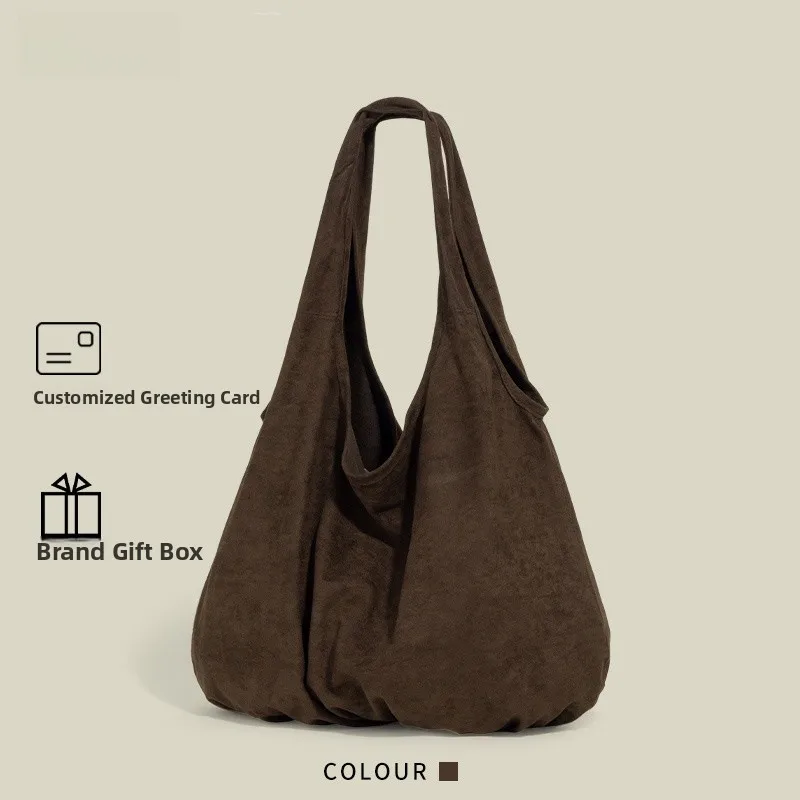 

Ladies Large Capacity Summer Commuter Handbag Yangding Lazy Style Mermaid Tote Bag Casual Simple Style Single Shoulder Bag