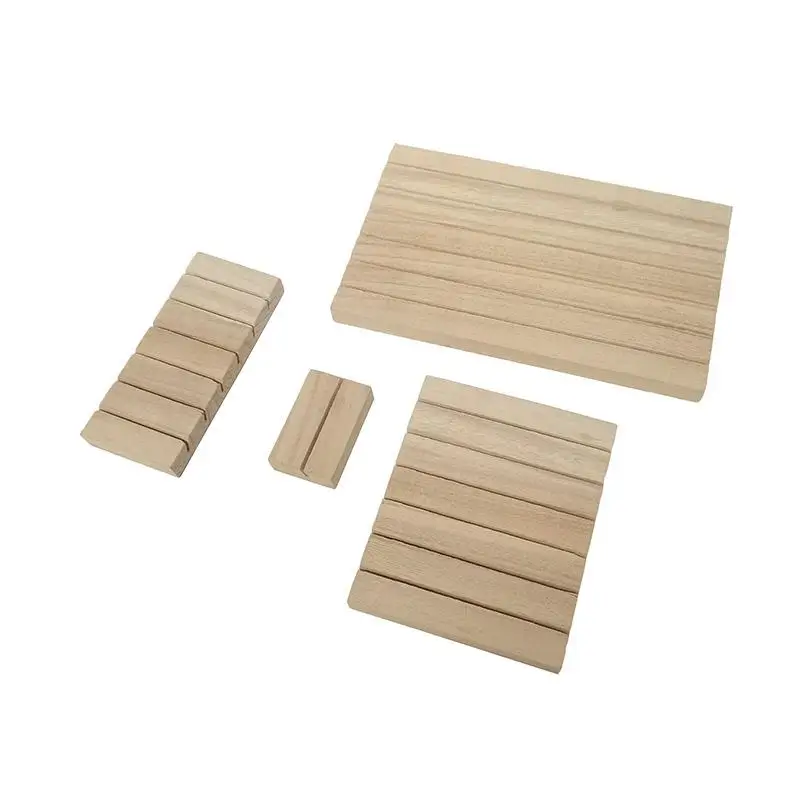 Jewellery Making Supplies Earring Organizer Ring Display Stand Jewelry Wood Earring Hoder Jewellery Packaging Case Exhibitors