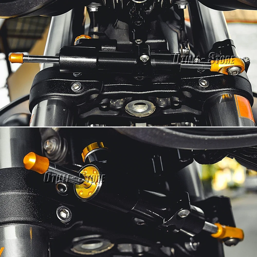 อุปกรณ์เสริมรถจักรยานยนต์พวงมาลัยเสถียรภาพ Damper Bracket Mount Kit สําหรับ Street Triple 765R STREET TRIPLE 765S 765RS 765 R S RS