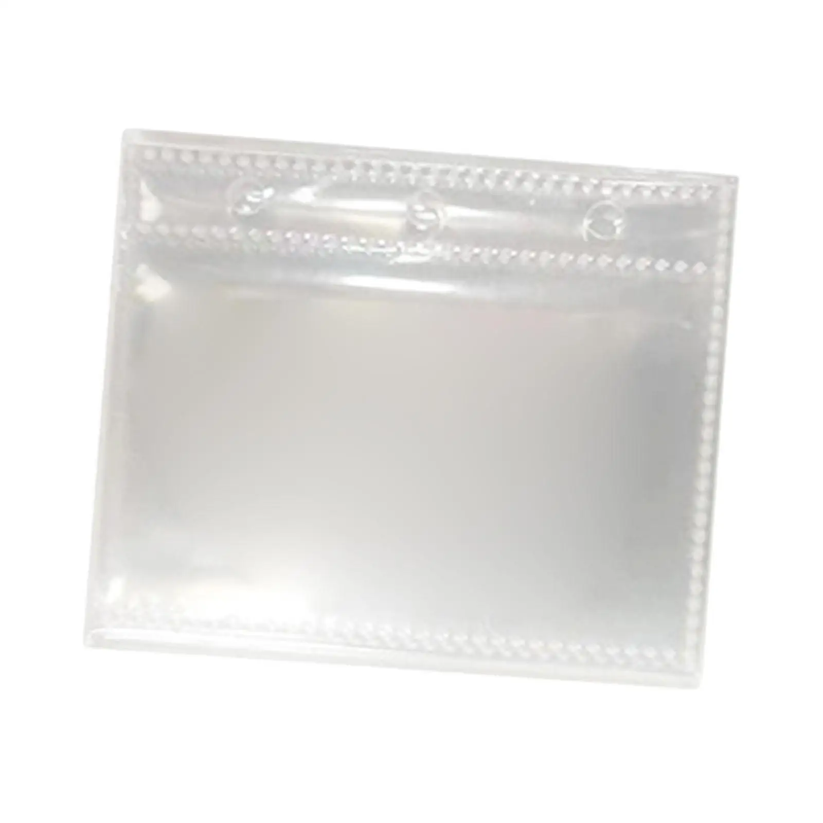 20x Clear Binder Sheets Sleeves, 3 Rings Binder Pocket Sleeves, Single Sided Photo Pages for Pictures