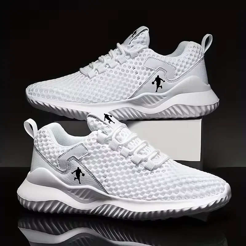 Outdoor Walking Shoe Men Sneakers Breathable Running Shoes for Men New Lightweight Mesh Summer Lace-Up Zapatillas De Deporte
