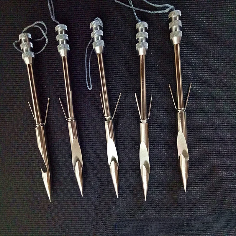 10 / 20pcs Stainless Steel Arrow Slingshot Accessories Hunting Shooting Fishing Projectile Darts Harpoon Slingshot Accessories