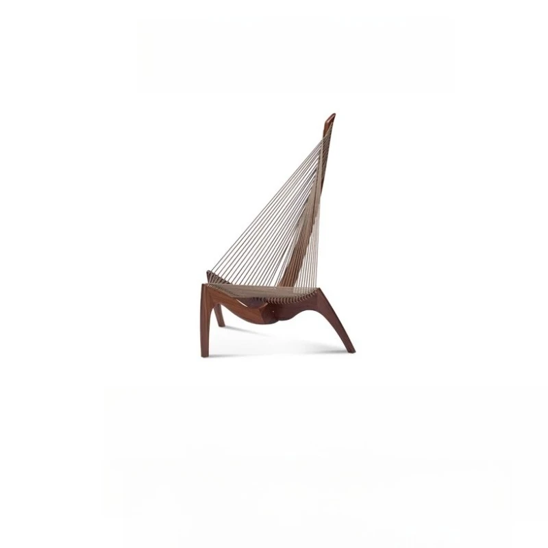 

Solid wood harp chair