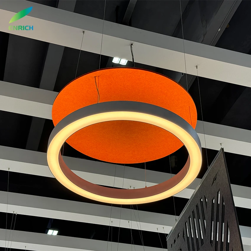 

Nordic Acoustic Felt Lampshade Modern Hanging Light Decoration Lamps Chandeliers & Pendant Lights for bar Hotel Restaurant