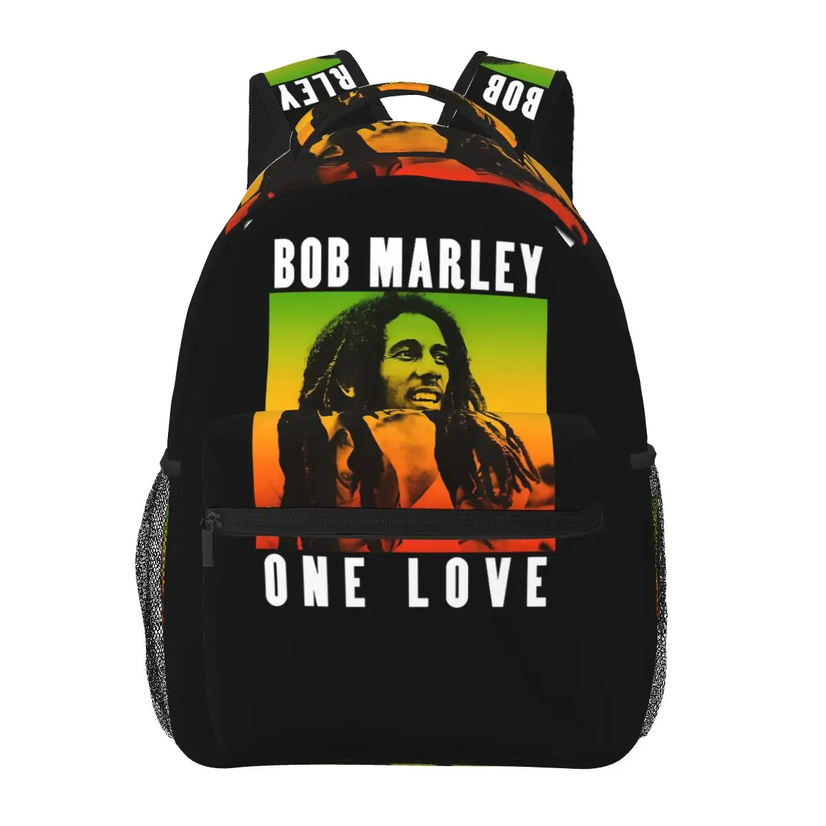 Jamaica Reggae Rock Bob Marley Backpacks Boys Girls Bookbag Children School Bags Travel Rucksack Shoulder Bag Large Capacity