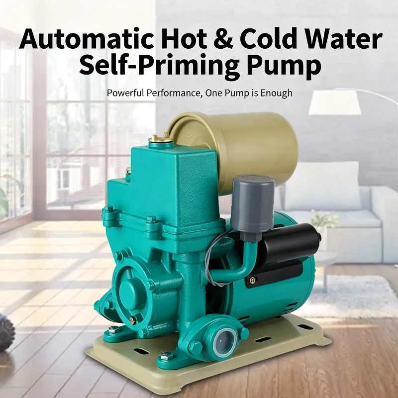 220V Automatic Self-Priming Silent Water Booster Pump For Household Water Heater Tap Pipeline Water Supply