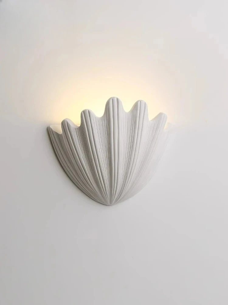 

Французский средневековый настенный светильник из гипса, LED G9, дизайнерский, ретро, для коридора, прихожей, гостиной, спальни, прикроватный