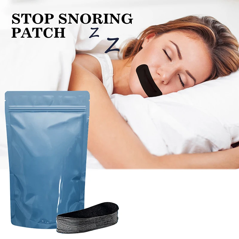 Stop Snoring Patch Nose Breathing Correction Night Sleep Lip Nose Breathing Improving Patch Mouth Correction Sticker Tape