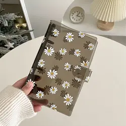 2024 TransparenDaisy Notebook Planner Organizer Binder Books Journal Sketchbook Accessories Diary Office Supplies Notebook A5 A6