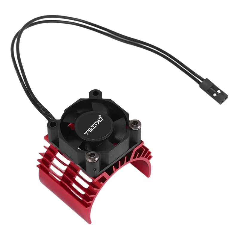 

Practical Motor Heatsink Cover Cooling Fan for Wltoys 144001 124019 124018 124016 104001 RC Car 540 550 3650 Motor Heat Sink,2