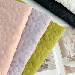 Autumn Winter Flower Cotton Jacket Fabric Warm for Clothing Pants Makeup Bag Designer Handmade Diy Sewing Material Cloth