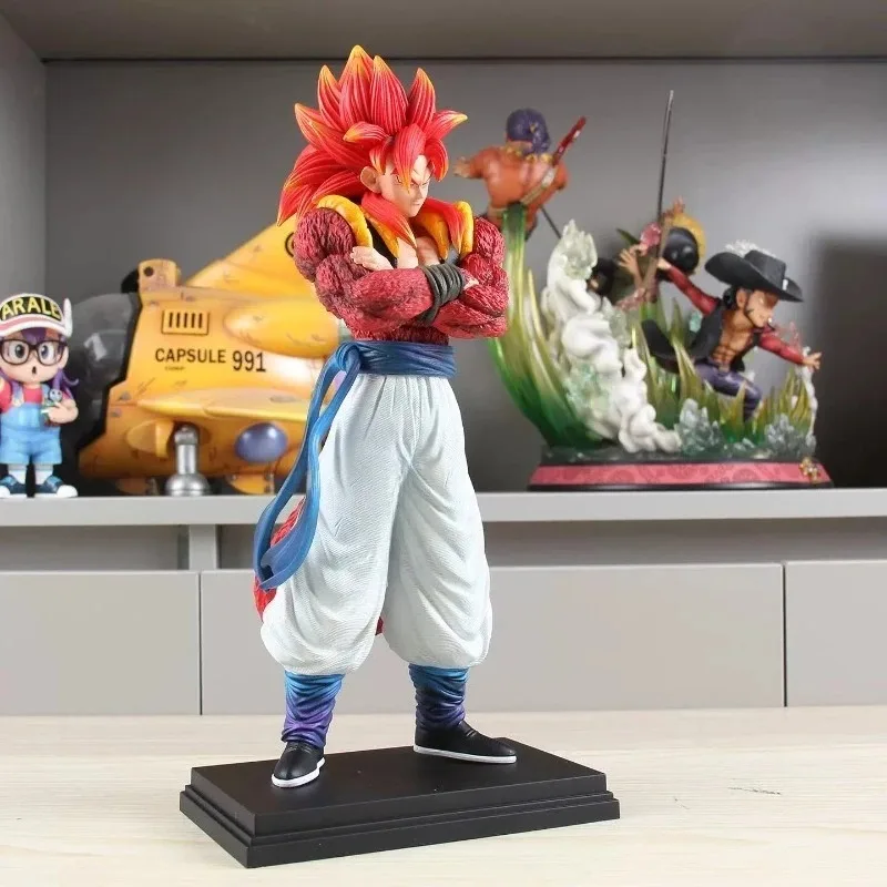 JG 33cm ドラゴンボール アニメ フィギュア 超サイヤ人4 ゴジータ アクションフィギュア 孫悟空 スタチュー PVC モデル コレクション おもちゃ ギフト