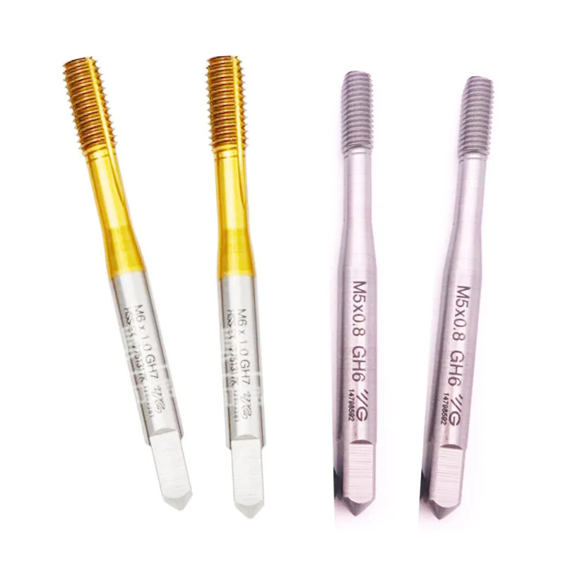 YG HSSE Metric Forming Tap With Titanium plating M2M2.5M3M4M5M6M8M10M12 X1 X0.45 X0.5 0.8 1.25 X1.75 Machine Screw Thread Taps