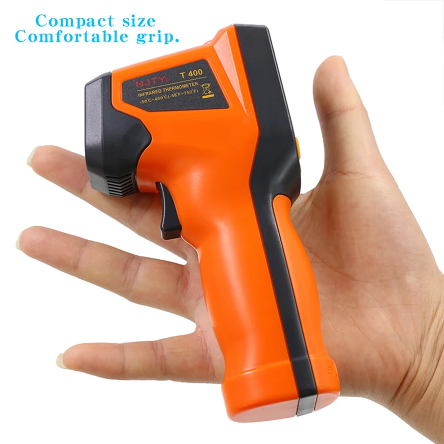 NJTY T400A T600A High Precision Infrared Thermometer, Water Thermometer, Baking and Kitchen Industrial Thermometer