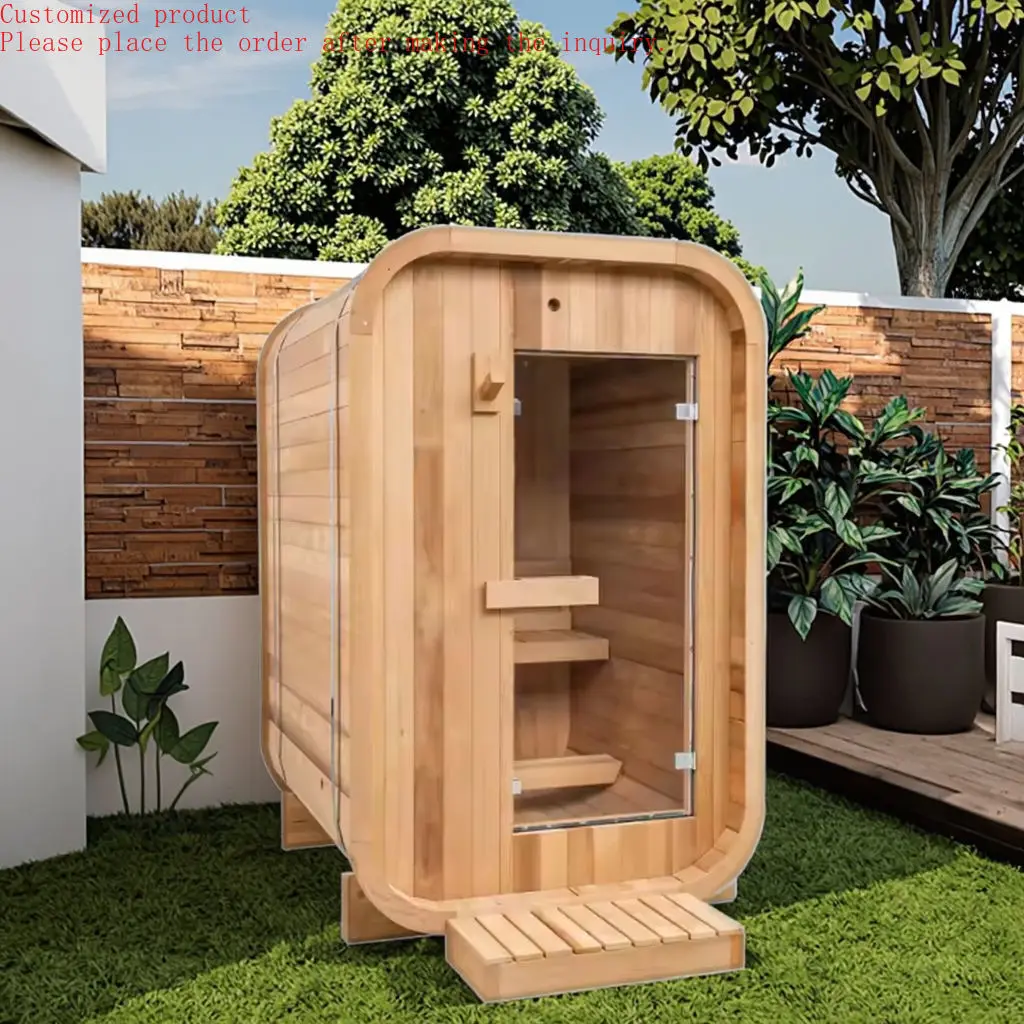 

Customization.Good Price Wooden Sauna Room 2 Person Factory Direct Sales Wet Sauna Outdoor Sauna Room