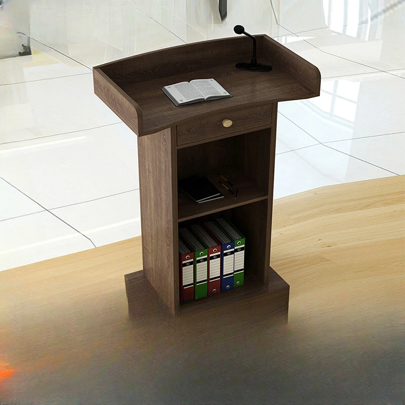 Speech podium, speech podium, emcee podium, lecture desk, minimalist modern welcome , shopping guide