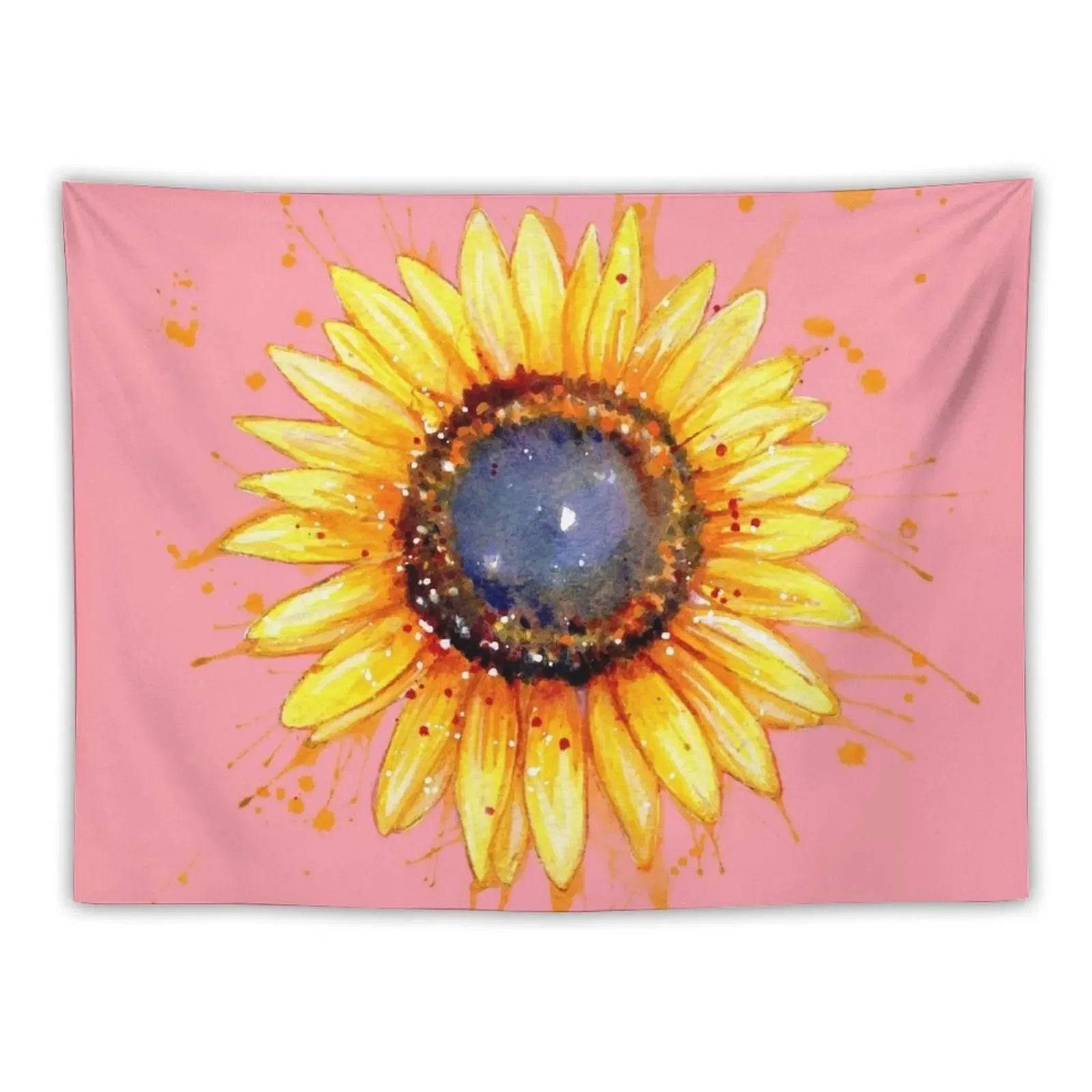 Sunflower Burst Tapestry Aesthetic Home Decor Decorative Wall Mural Wallpaper Bedroom Decorations For Room Tapestry