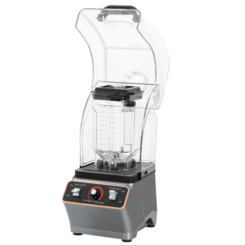 Multi‑Function Commercial Ice Blender, Smoothie Juice Soymilk Mixer for Milk‑Tea & Breakfast Shop, Home Available
