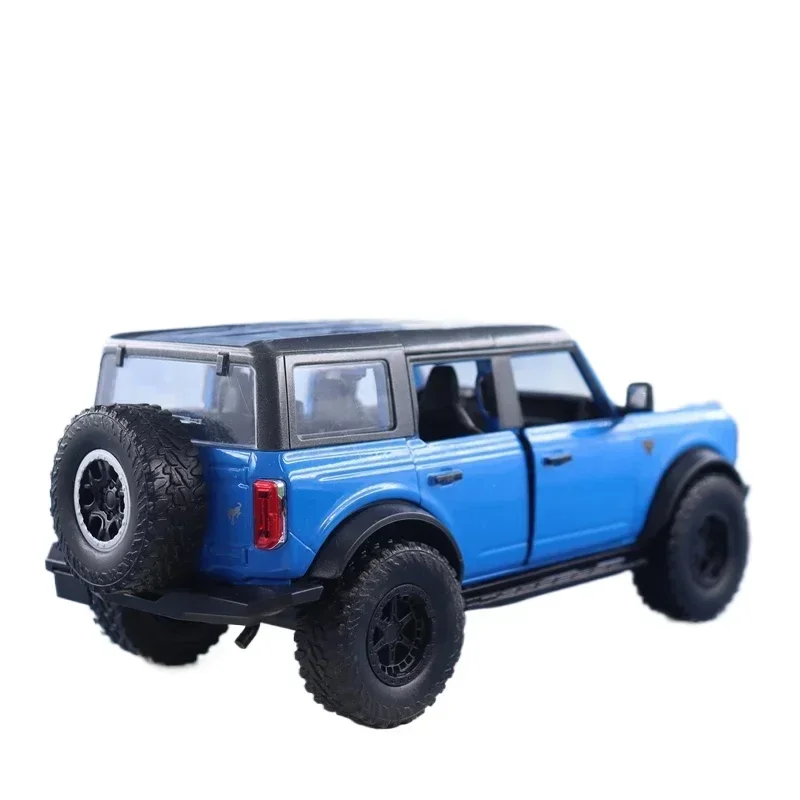 Модель литая автомобиля Jada 1:24 2021 Ford BRONCO High, модель автомобиля из металлического сплава, украшение автомобиля, дисплей, коллекционные подарки