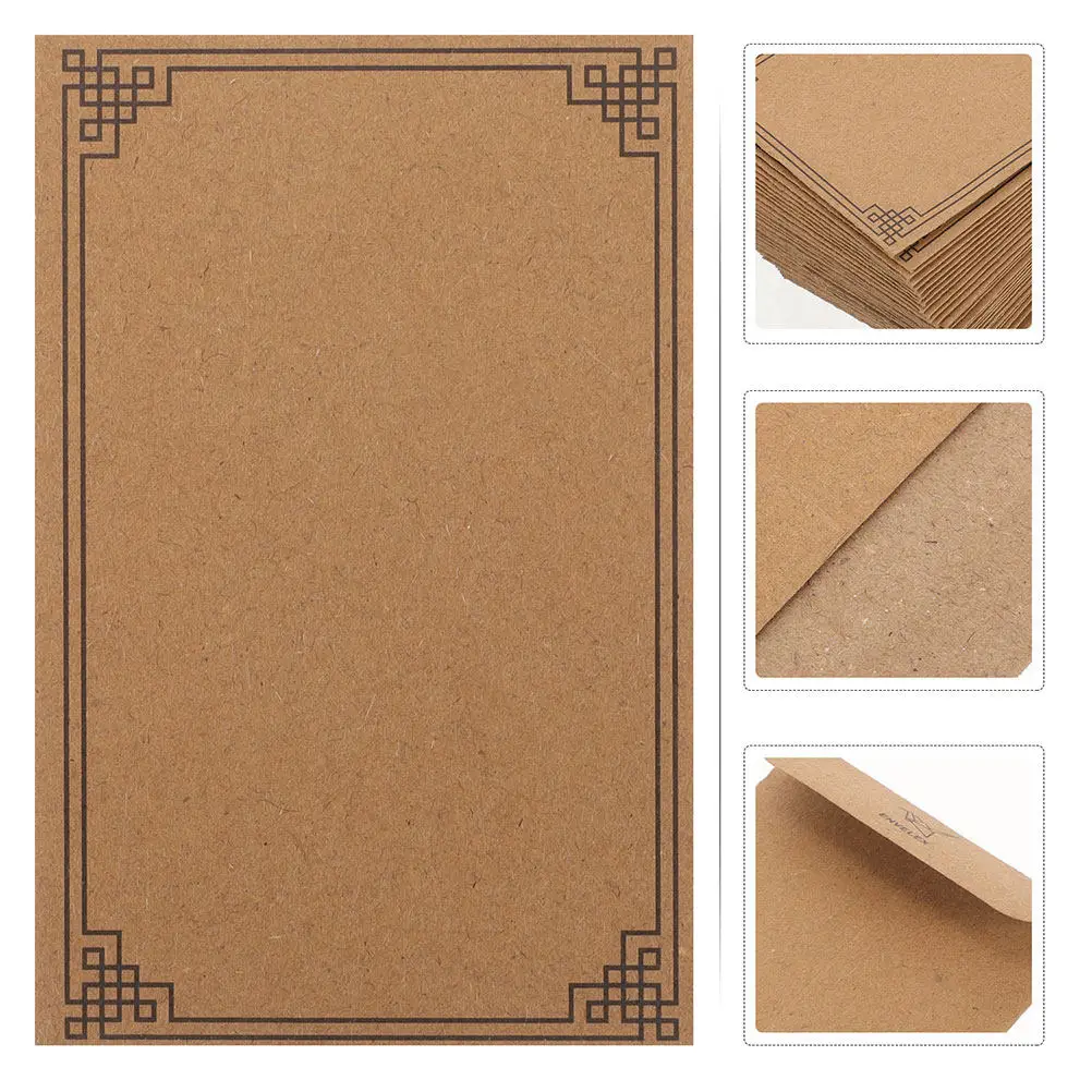 50Pcs Self-Adhesive Kraft Paper Envelopes Small Coin Money Envelopes for Cash Budgeting Card Receipt Storage Small Coin Envelope
