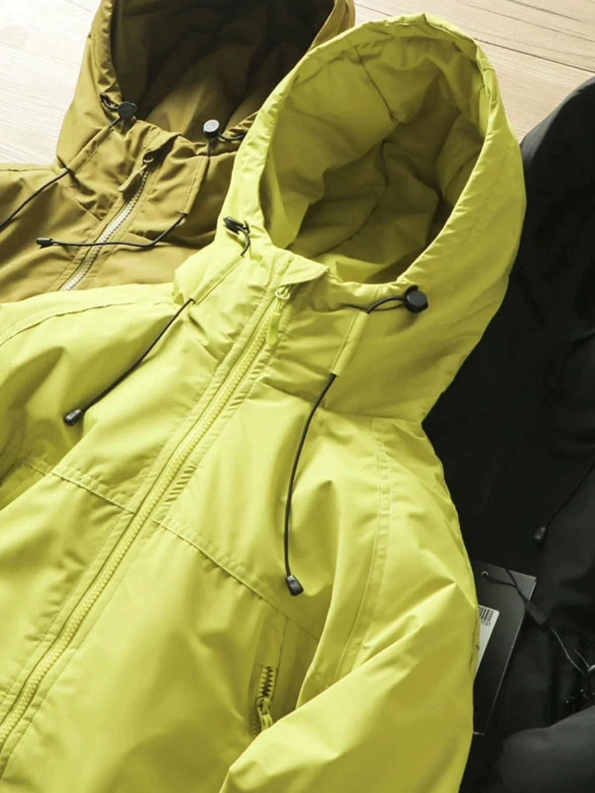 

aphene Heated Thiened down Cotton Jaet Men's Winter Outdoor Coat Stand Fit Faion Urban Sle Hooded Regular Length