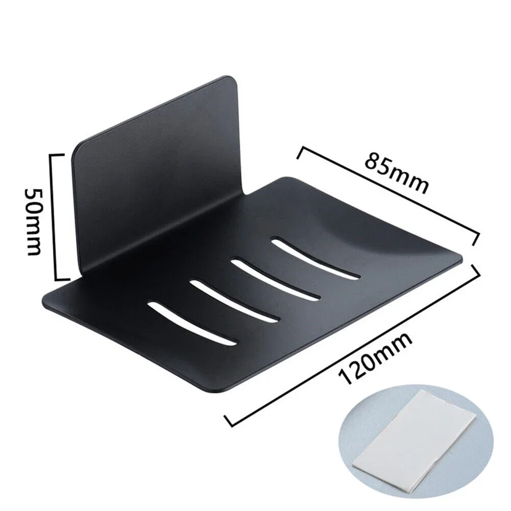 

Soap Dish Holder Wall Mount Tray Storage Dish Bathroom Shower Plate Box Stainless Steel Drainage Soap Dish Bathroom Accessories