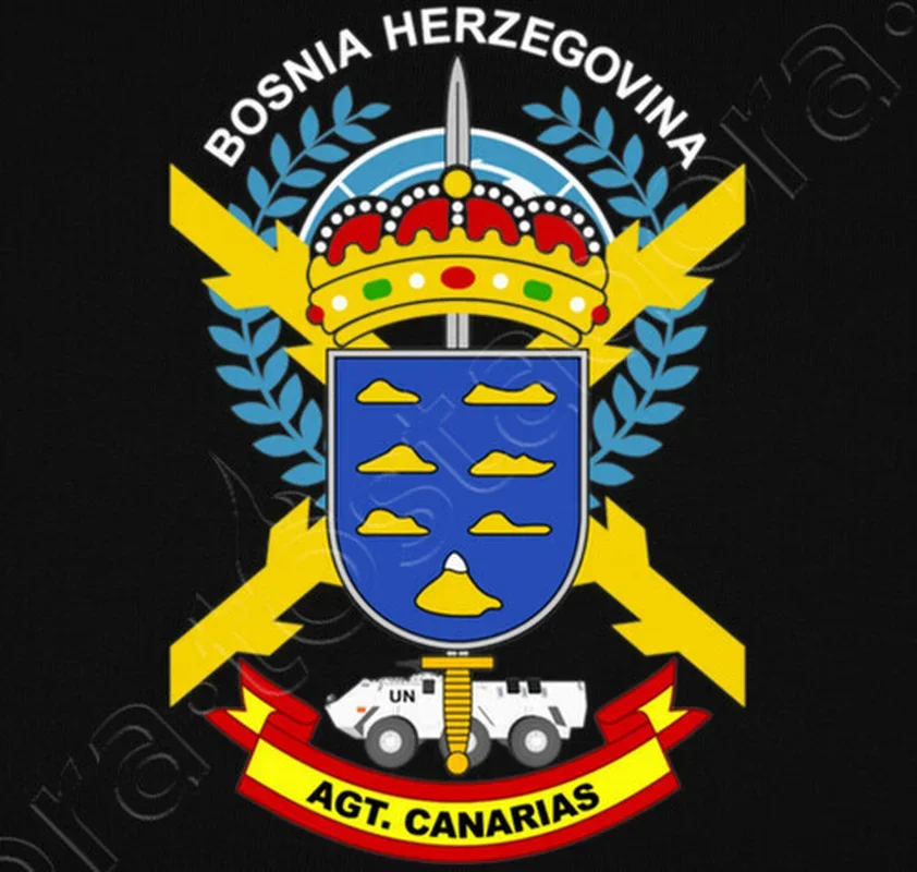 

Spainsh Bosnia Herzegovina Agt Canarias Men T-Shirt Short Sleeve Casual 100% Cotton Harajuku Shirt