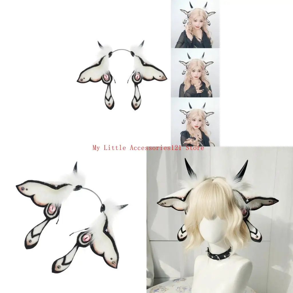 

Simple Temperament Hair Hoop Sweet Headbands Multifunctional Halloween Headwear for Visual Appeal