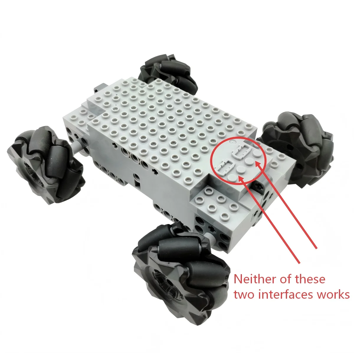 Technisches MOC EV3 Mecanum-Räder 4WD Elektrisches Baustein-RC-Fahrzeug Universelle Omnidirektionale Reifen EV3 Lernspielzeug – Detail 2