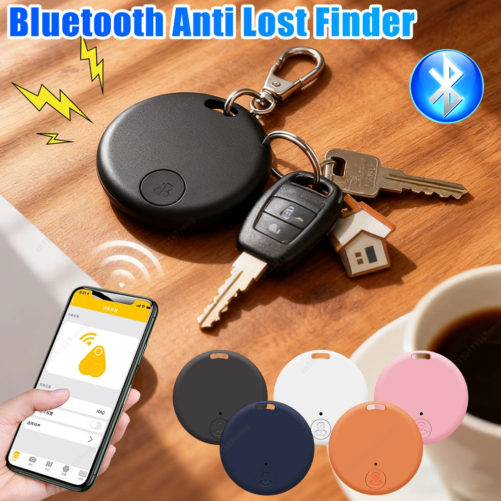 

Bluetooth-Compatible Anti Lost Finder Portable Wireless Key Finder Locator Long Battery Life Remote Finder for Keys Wallet Bags