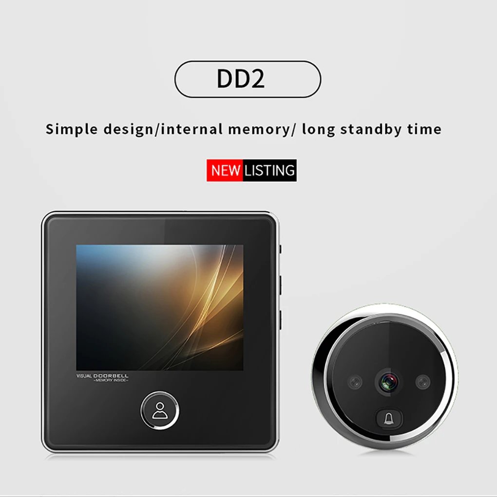 

LCD Screen Electronic Doorbells Doors Camera Door Viewer Peephole Doorbell