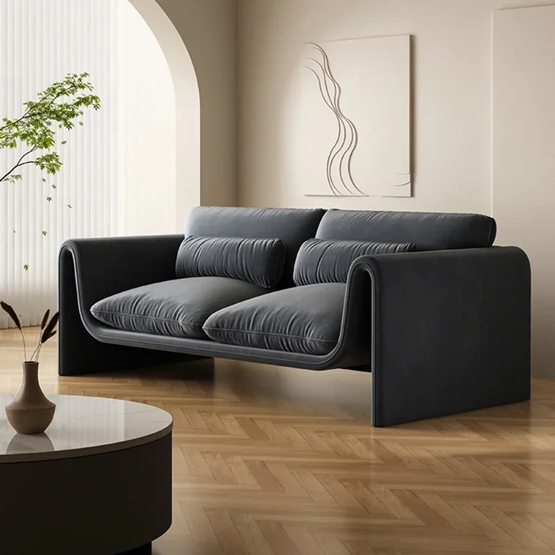 Living Room Decoration Sofa Bed Furniture Beds Couch Smooth Minimalist Chair Sectional Set Sofas Lazy Luxury Bedroom Loveseat