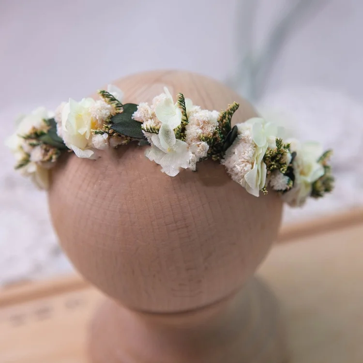 Diadema de niña bebé, accesorios de fotografía para recién nacidos, diadema de flores de luna llena, accesorios de tiro infantil, decoraciones para