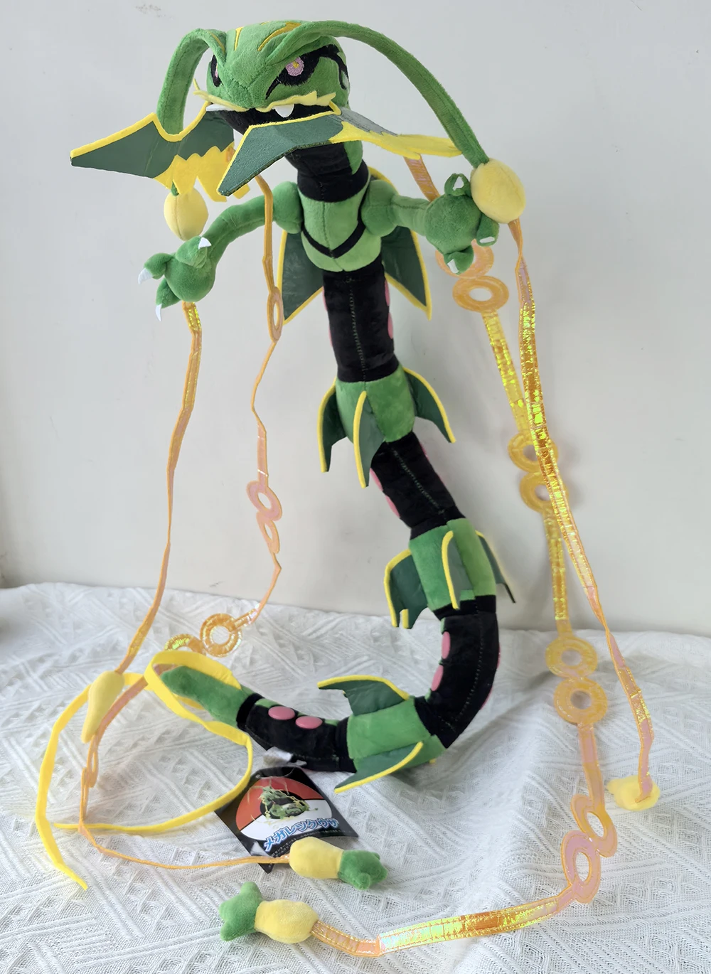 Pokemon LEGENDS ZA Mega Rayquaza Dragon 20 pollici Peluche, Cartoon Switch Gioco Sole Luna Peluche Sonno Teddy Doll